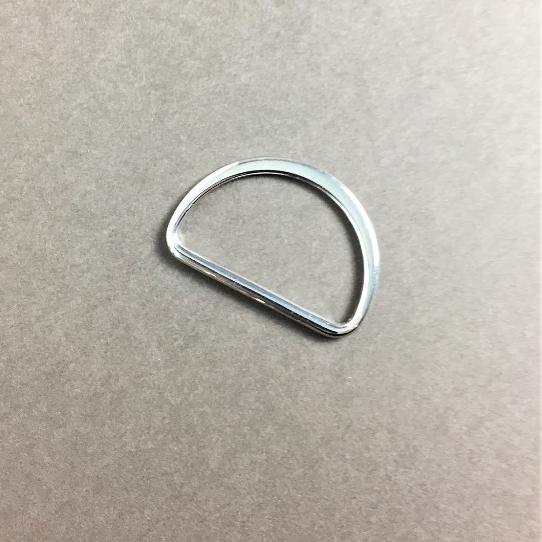 Taschenzubehör - 38mm D-Ring SILBER 