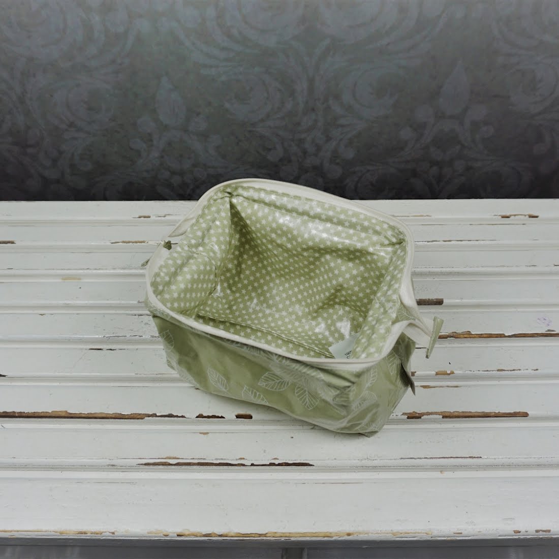 Au Maison Kosmetik Bag - MINI BAG Leaves Dusty Green