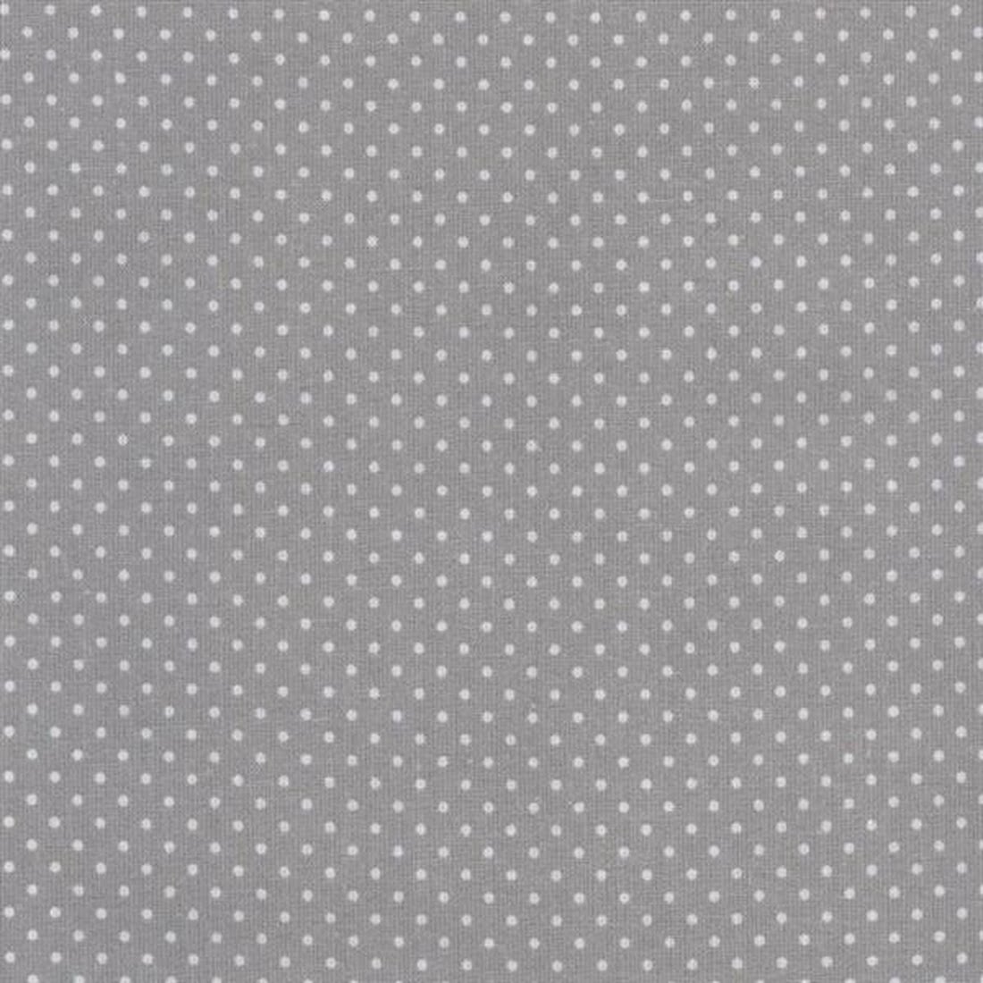 Baumwollstoffe - Dots Grey