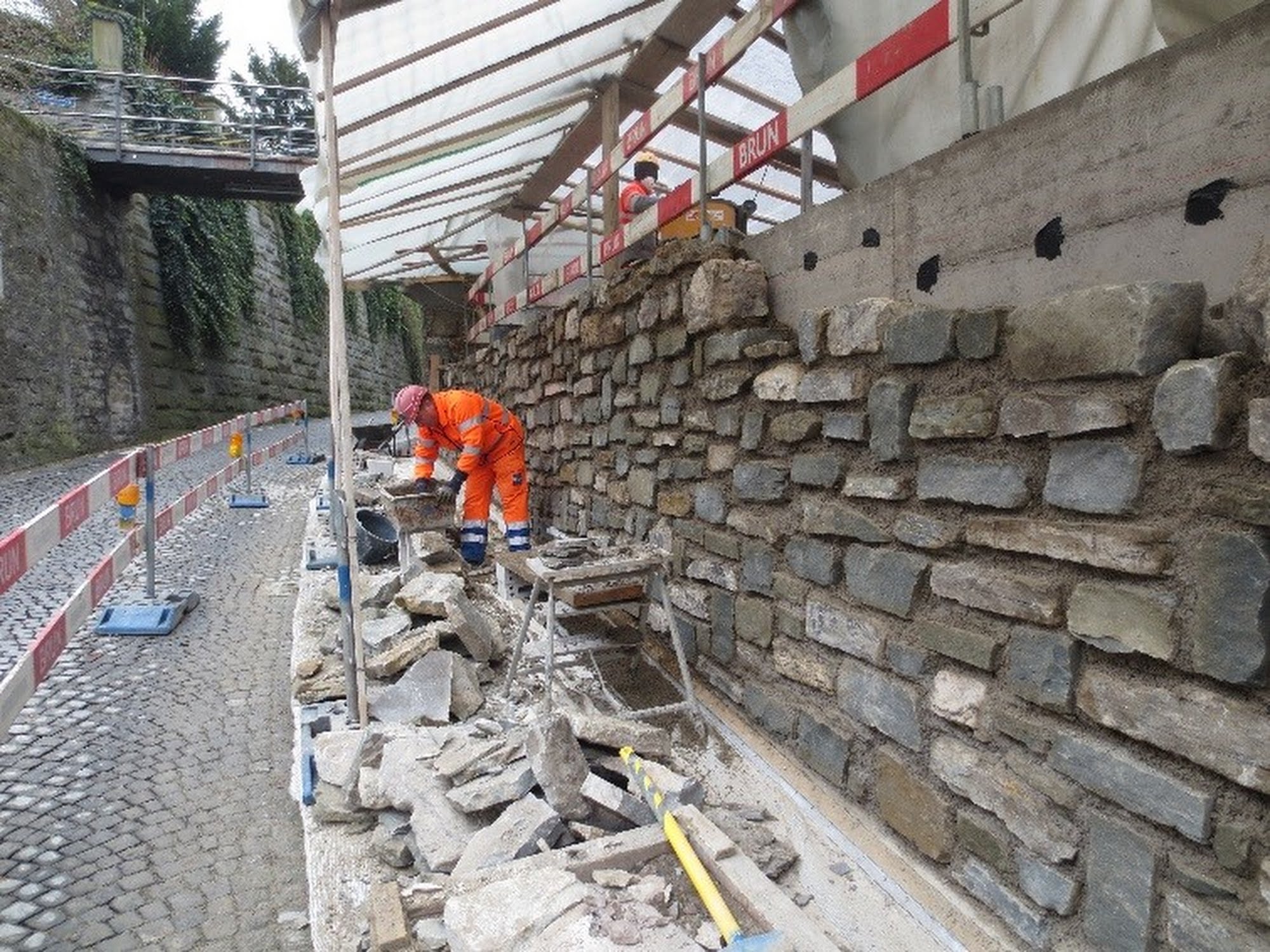 Sanierung Stützmauer Adligenswilerstrasse