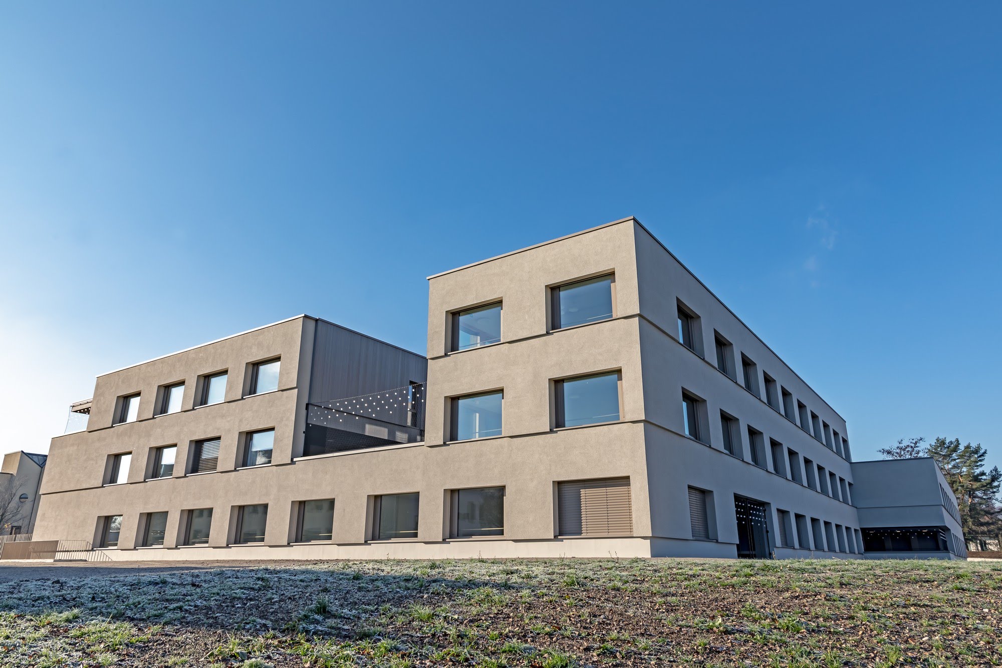 Industrie / Gewerbebau,Aussenwärmedämmung,Öffentliche Bauten Neubau Haus C Luzerner Psychiatrie