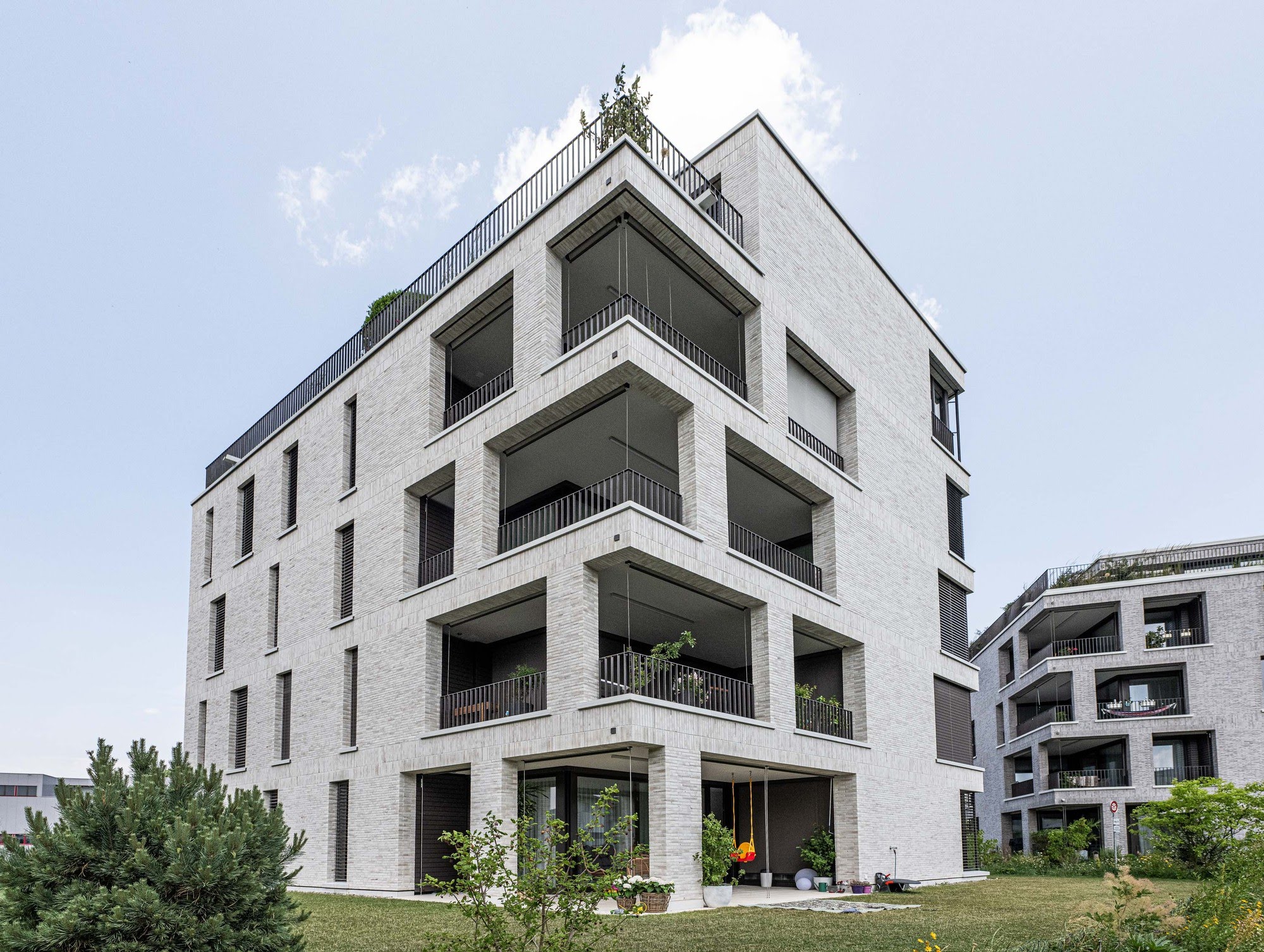 Wohnungsbau Neubau Wohnüberbauung Steinhof