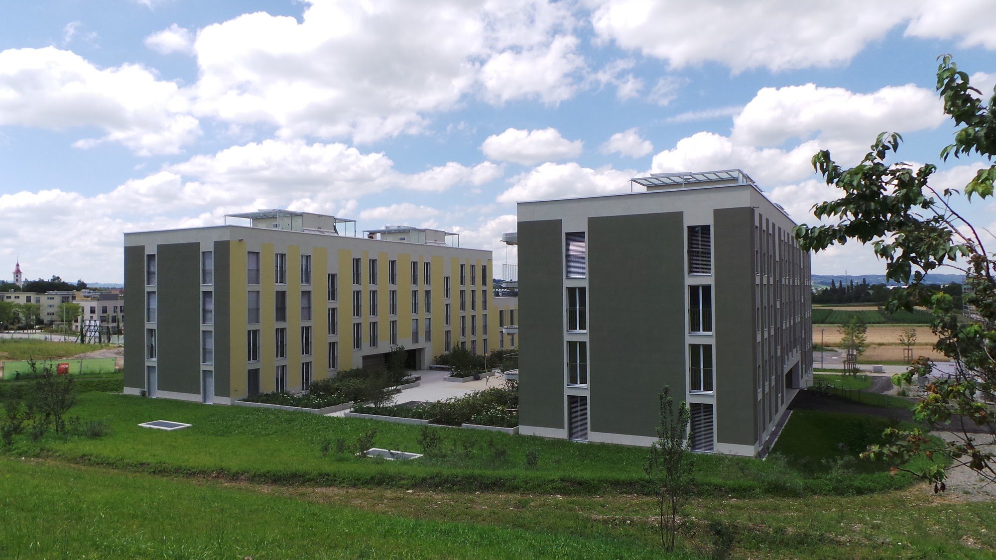 Wohnungsbau,Wohnungsbau,Aussenwärmedämmung,Gipserarbeiten MFH Hofstetterfeld Baufeld 10