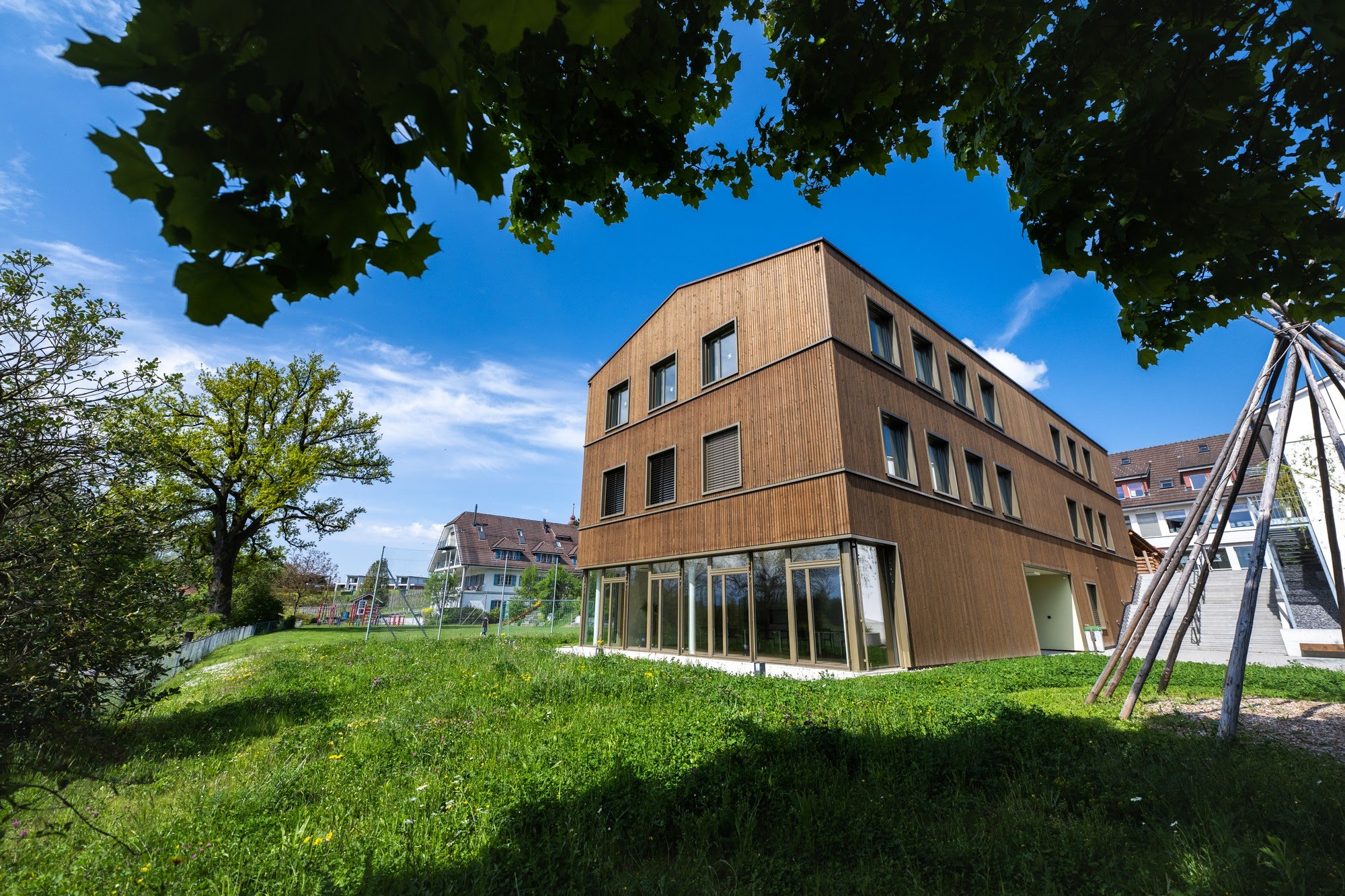 Öffentliche Bauten,Erneuerungsbau Ersatzneubau Schulhaus Mariazell