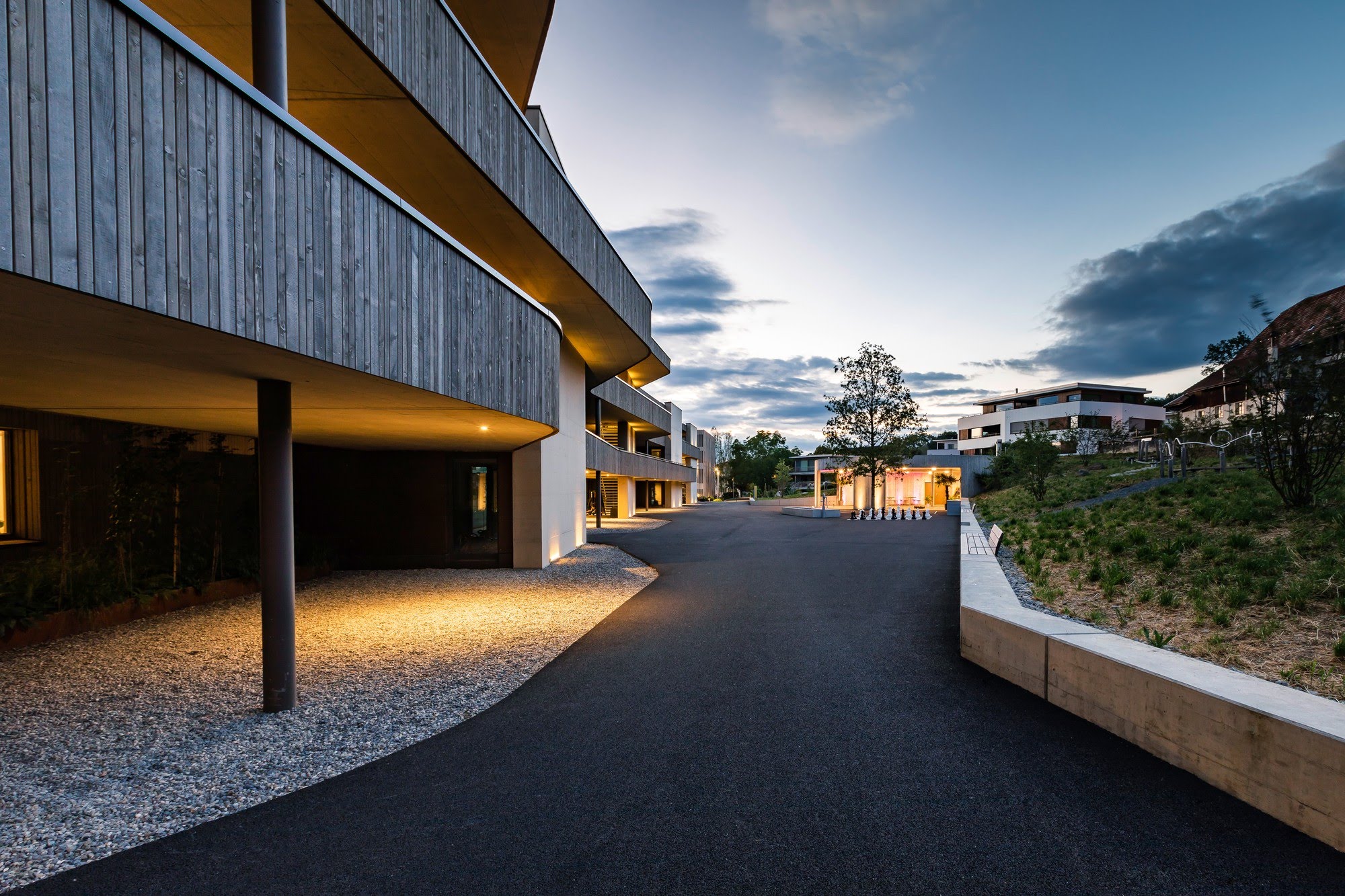 Wohnen MFH Wohnüberbauung Dorf in Schenkon Architektur,Wohnungsbau,Wohnhäuser,Einfamilienhäuser,Mehrfamilienhäuser