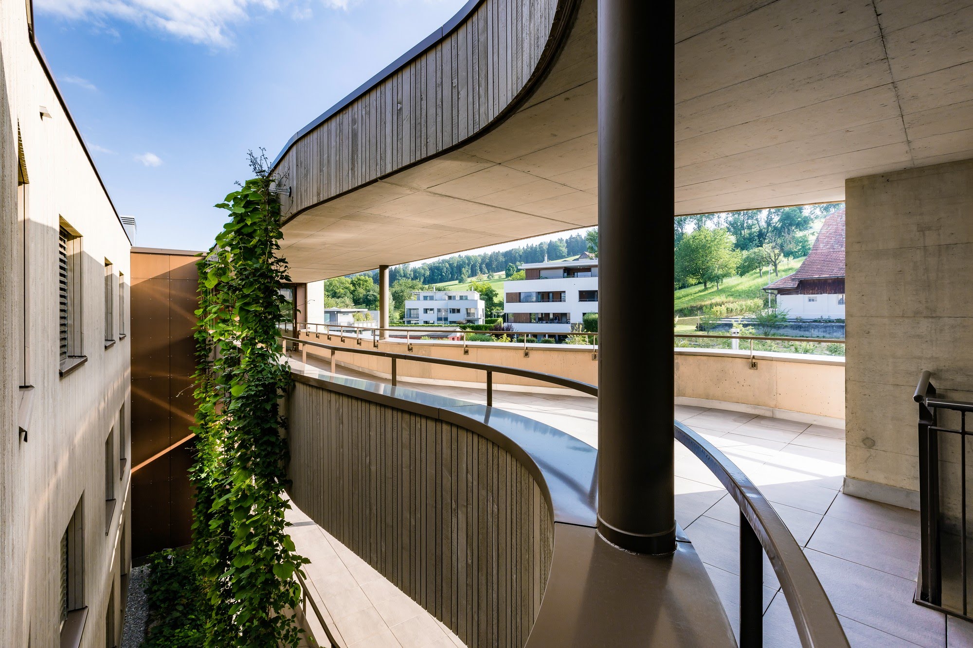 Wohnen MFH Wohnüberbauung Dorf in Schenkon Architektur,Wohnungsbau,Wohnhäuser,Einfamilienhäuser,Mehrfamilienhäuser