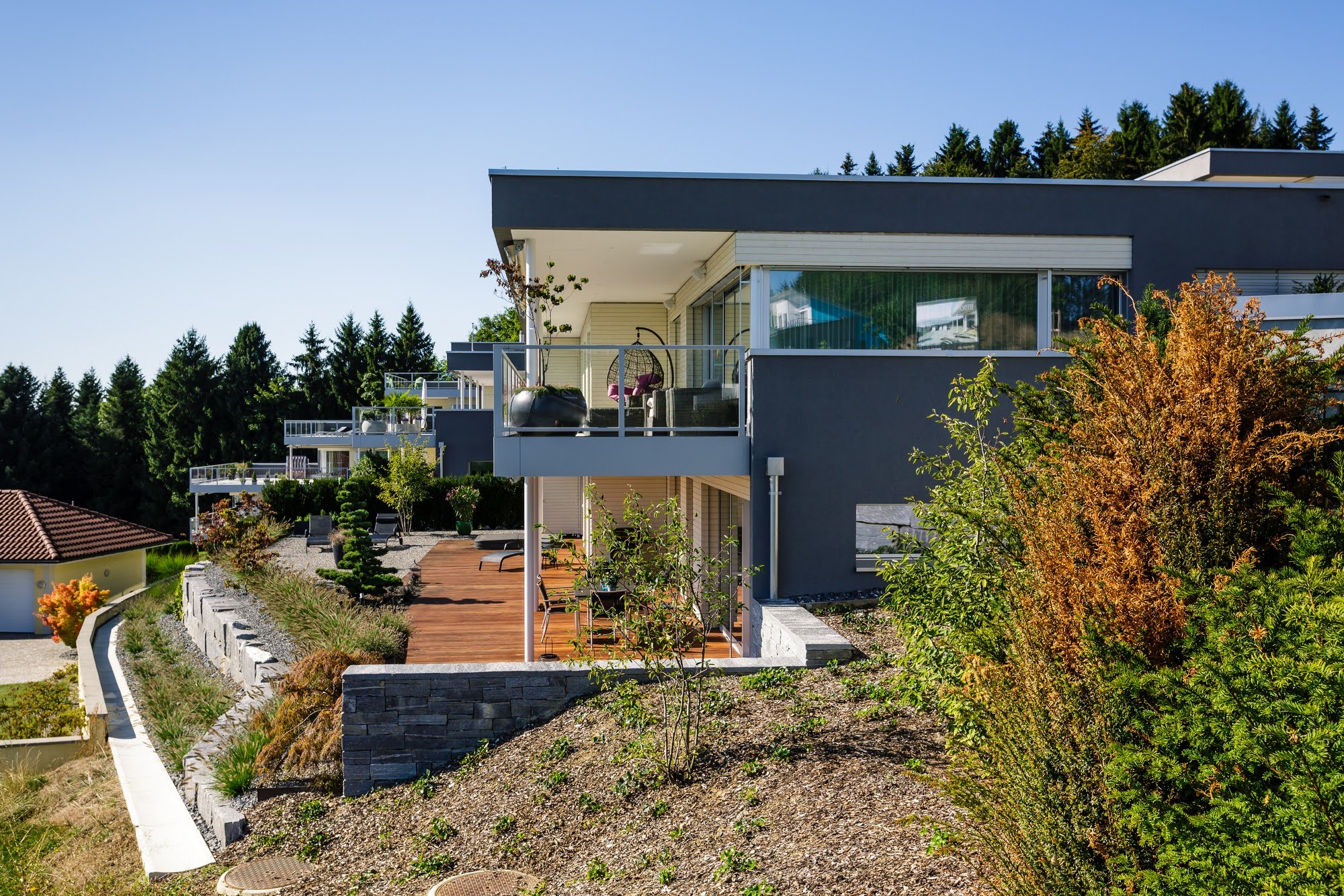 Wohnen MFH Sechs MFH am Tannberg Architektur,Wohnungsbau,Wohnhäuser,Einfamilienhäuser,Mehrfamilienhäuser