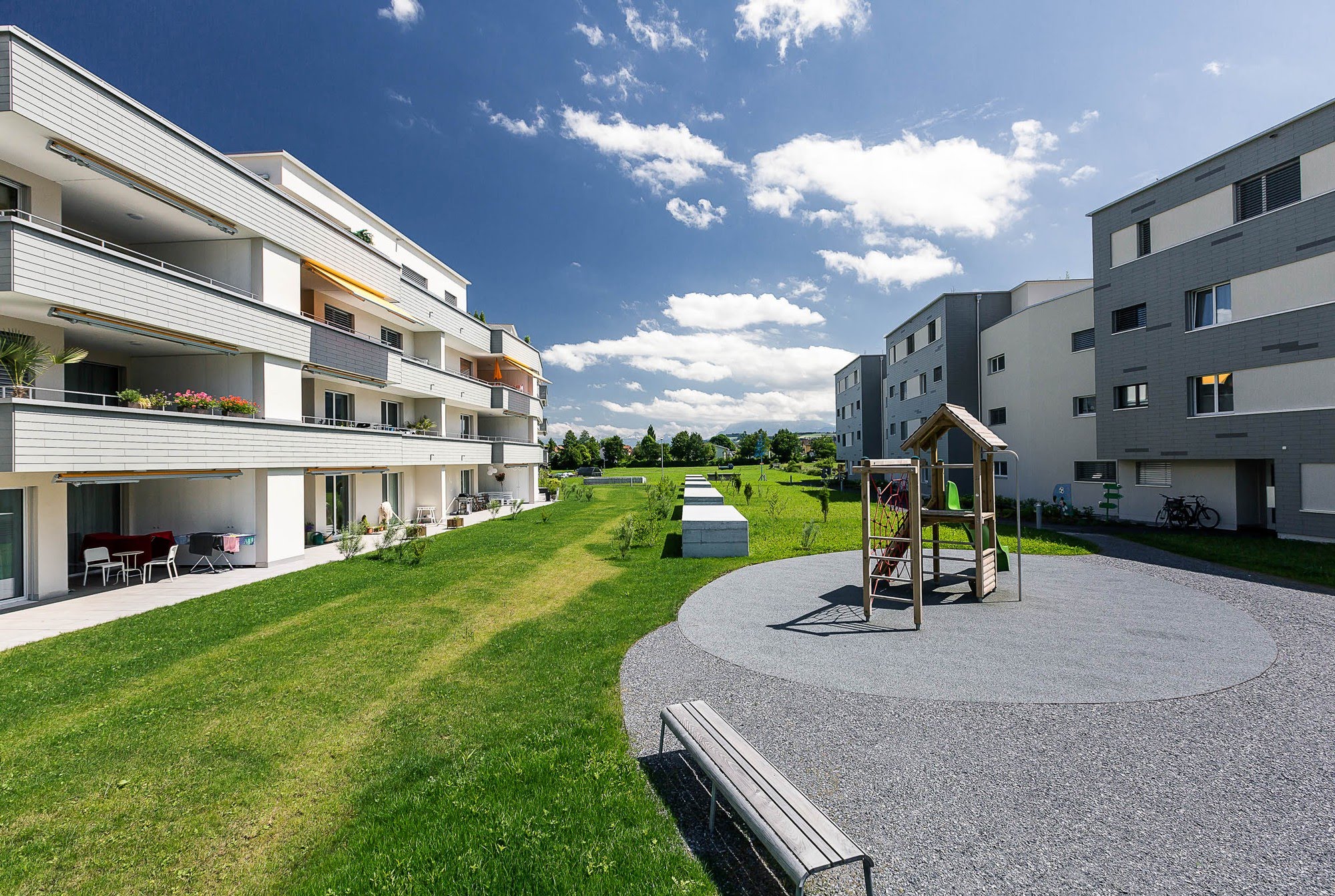 Wohnen MFH 4 MFH mit 81 Mietwohnungen Architektur,Wohnungsbau,Wohnhäuser,Einfamilienhäuser,Mehrfamilienhäuser