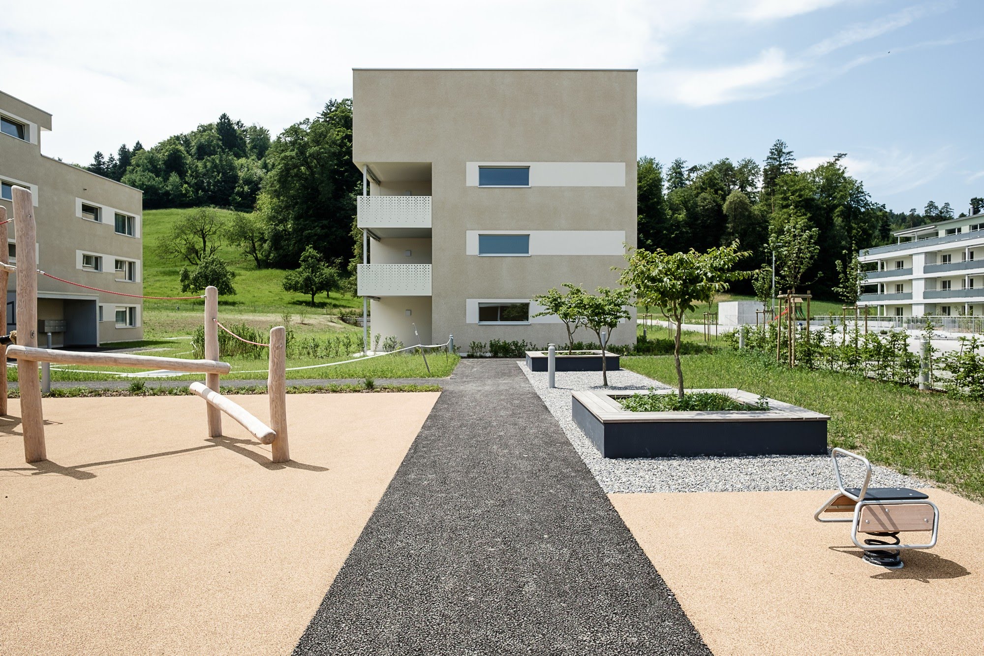 Wohnen MFH «Im Oberfeldpark» in Staffelbach Architektur,Wohnungsbau,Wohnhäuser,Einfamilienhäuser,Mehrfamilienhäuser