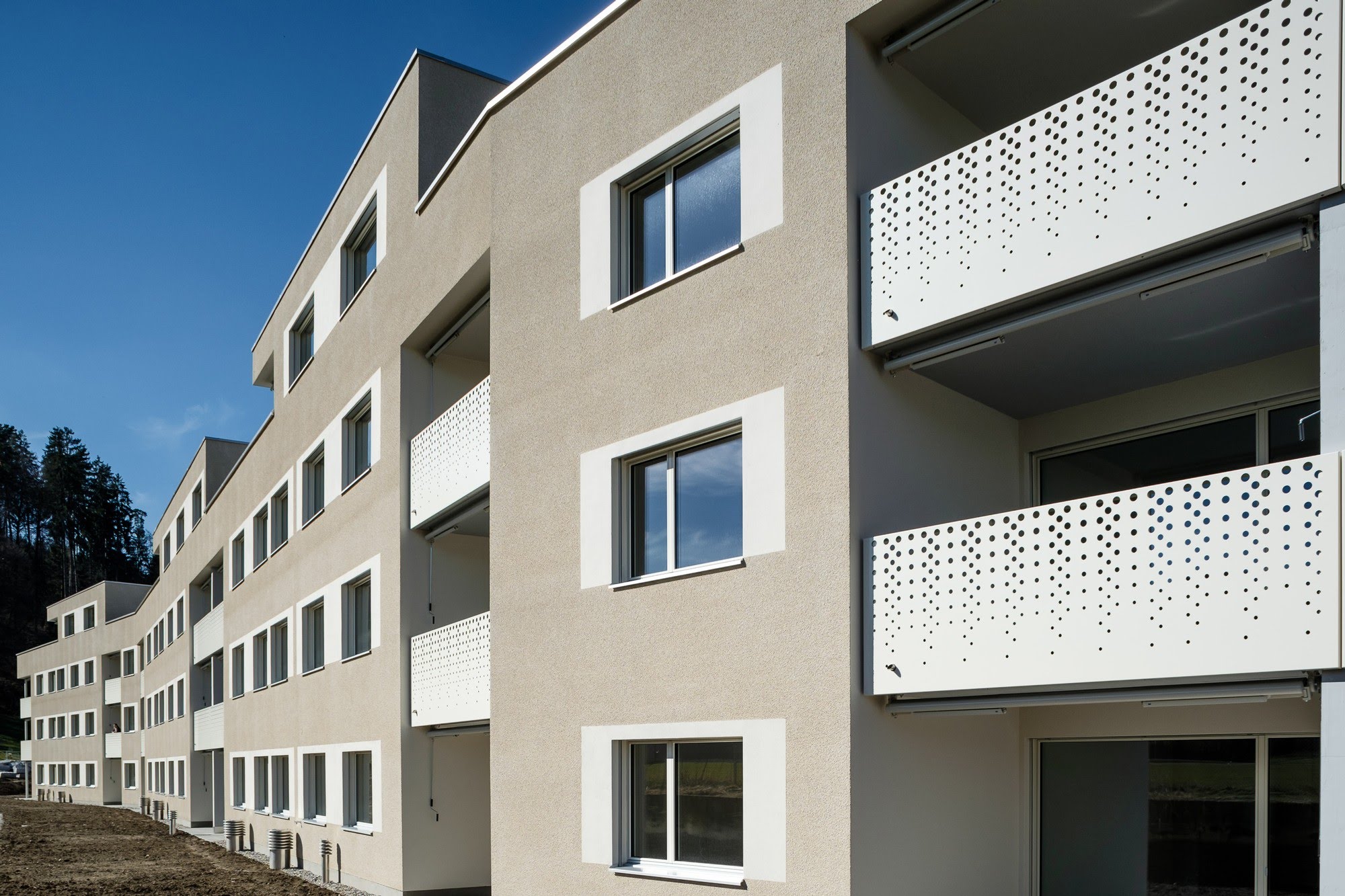Wohnen MFH «Im Oberfeldpark» in Staffelbach Architektur,Wohnungsbau,Wohnhäuser,Einfamilienhäuser,Mehrfamilienhäuser