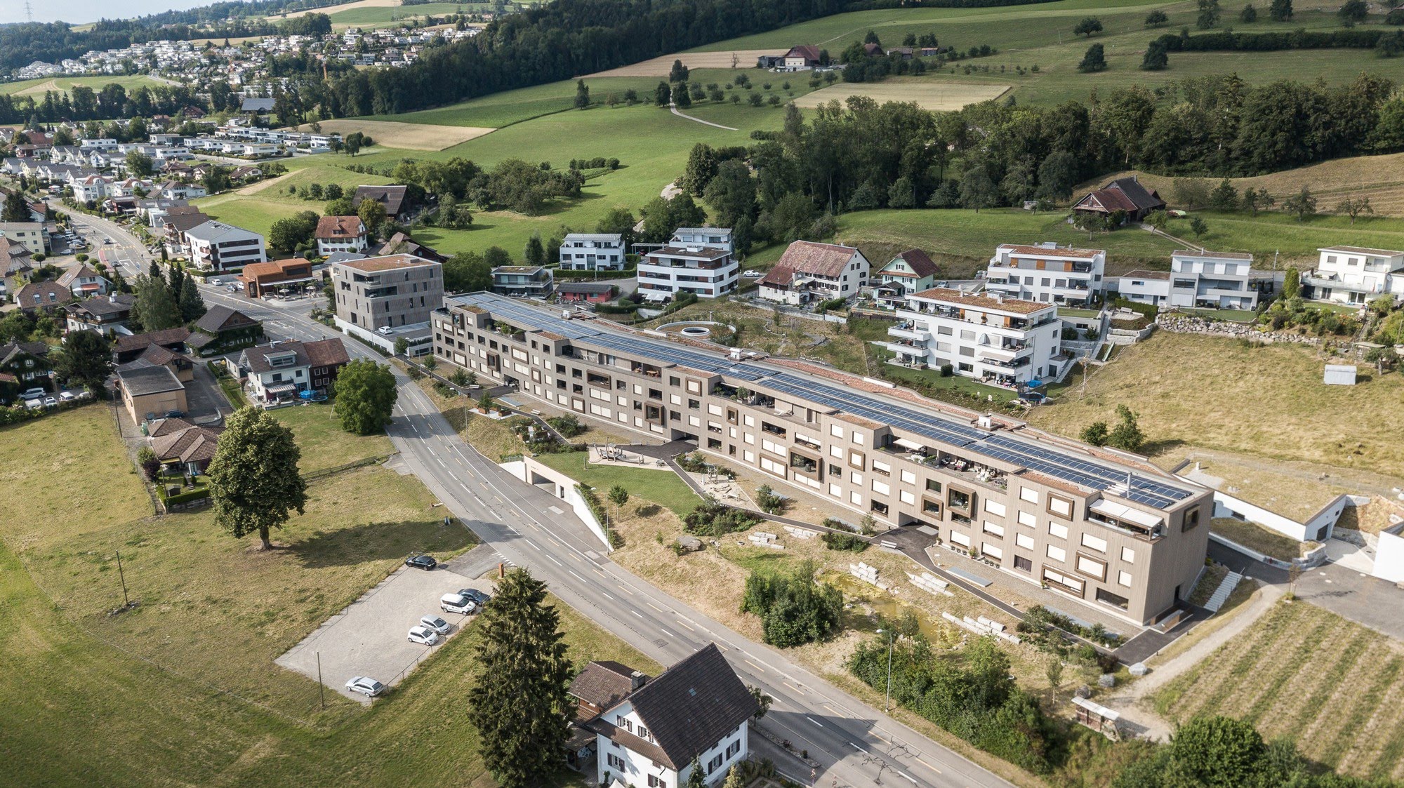 Öffentlich,Wohnen MFH,Gewerbe,Umbau Neugestaltung Dorfkern Ochsen Architektur,Wohnungsbau,Wohnhäuser,Einfamilienhäuser,Mehrfamilienhäuser