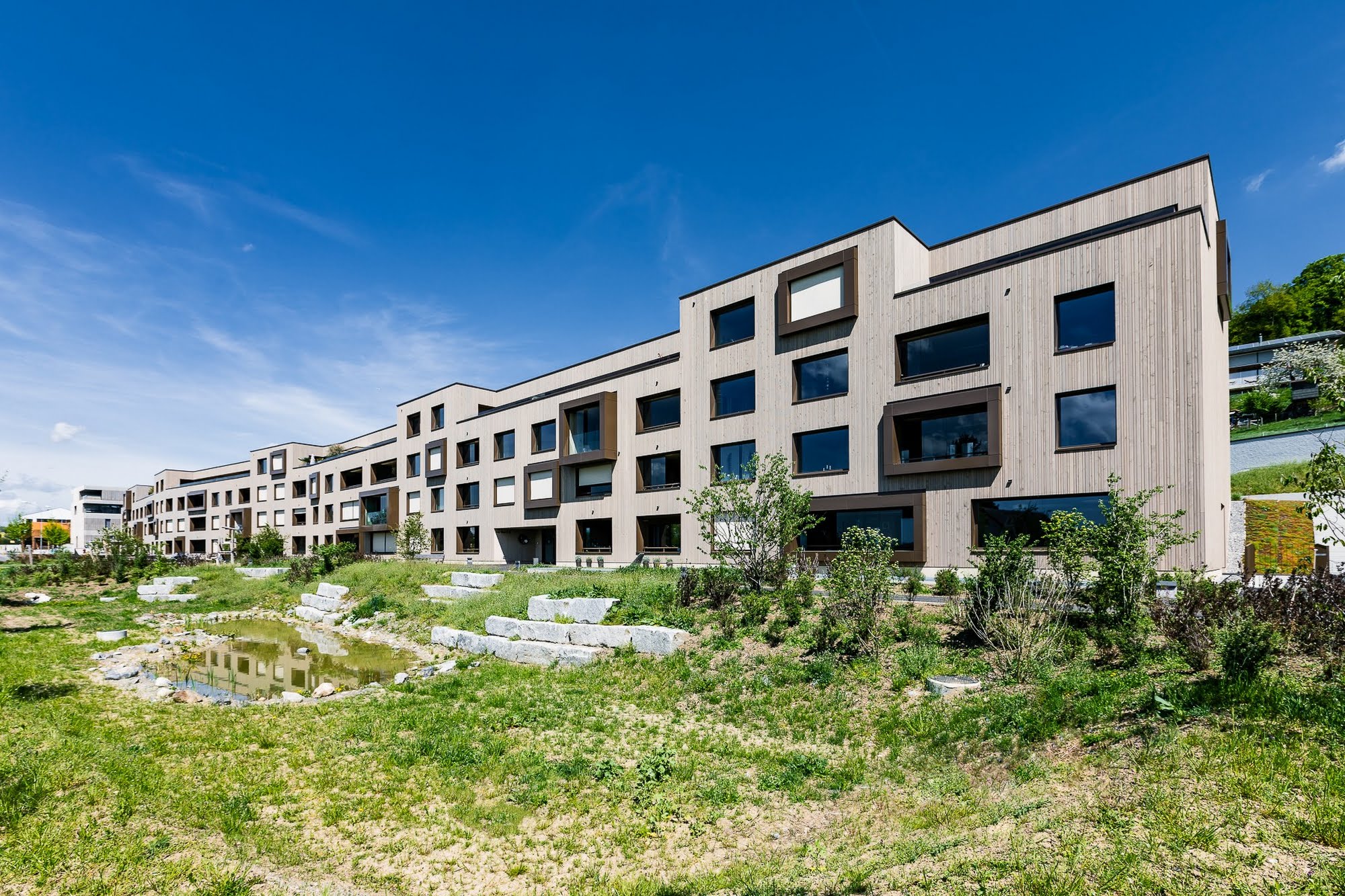 Wohnen MFH Wohnüberbauung Dorf in Schenkon Architektur,Wohnungsbau,Wohnhäuser,Einfamilienhäuser,Mehrfamilienhäuser