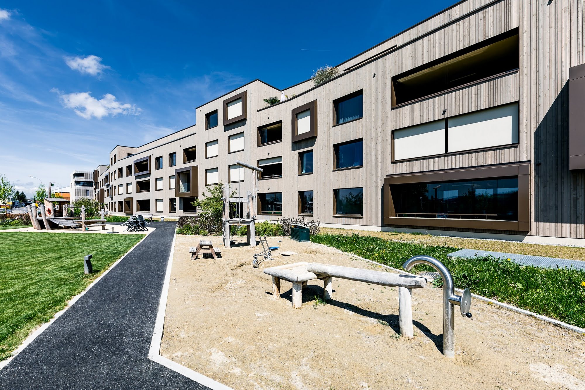 Wohnen MFH Wohnüberbauung Dorf in Schenkon Architektur,Wohnungsbau,Wohnhäuser,Einfamilienhäuser,Mehrfamilienhäuser