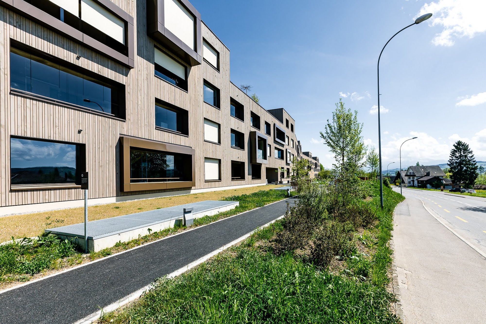 Wohnen MFH Wohnüberbauung Dorf in Schenkon Architektur,Wohnungsbau,Wohnhäuser,Einfamilienhäuser,Mehrfamilienhäuser