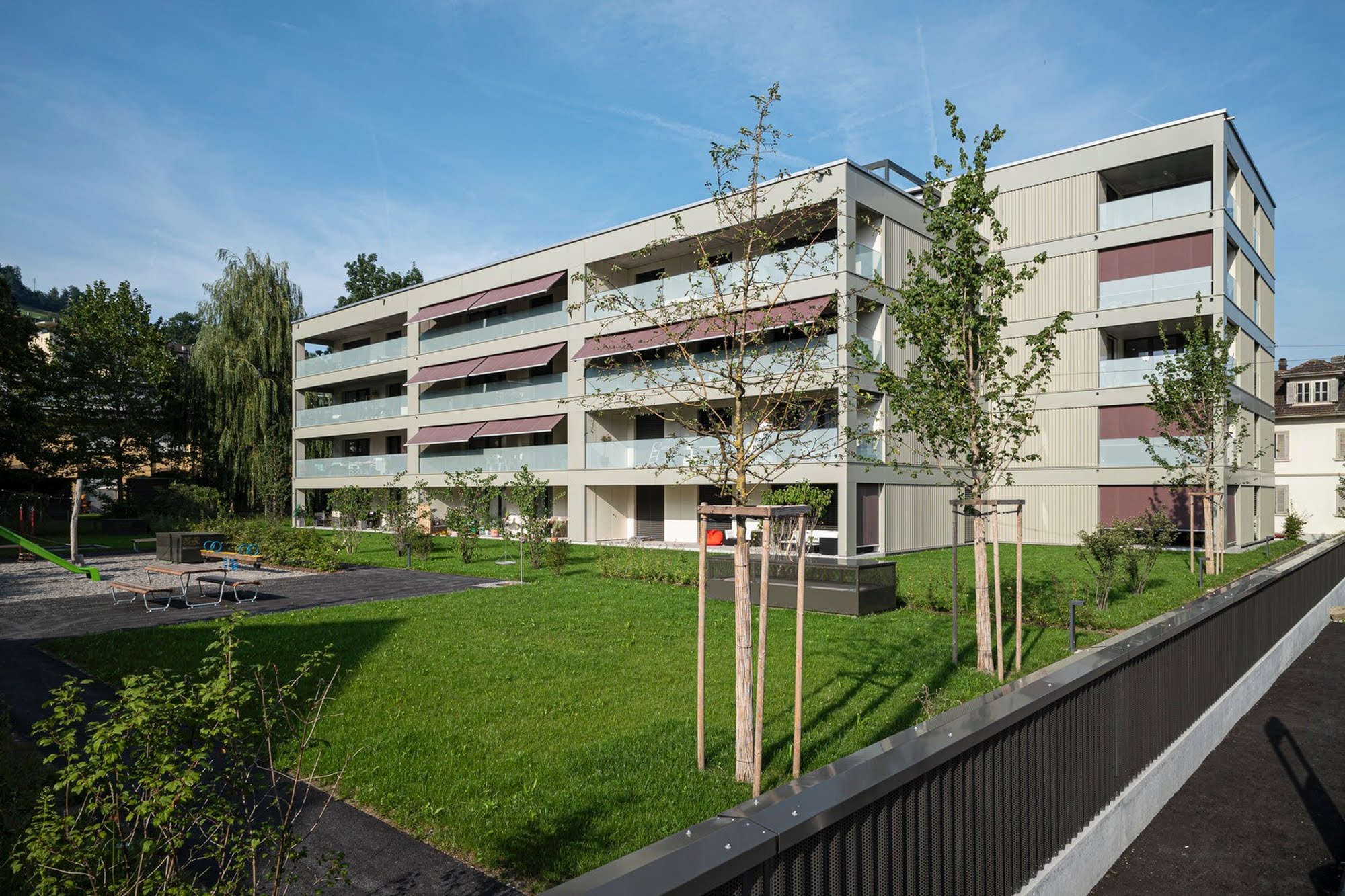 Wohnen MFH Ersatzneubau Mehrfamilienhaus Architektur,Wohnungsbau,Wohnhäuser,Einfamilienhäuser,Mehrfamilienhäuser