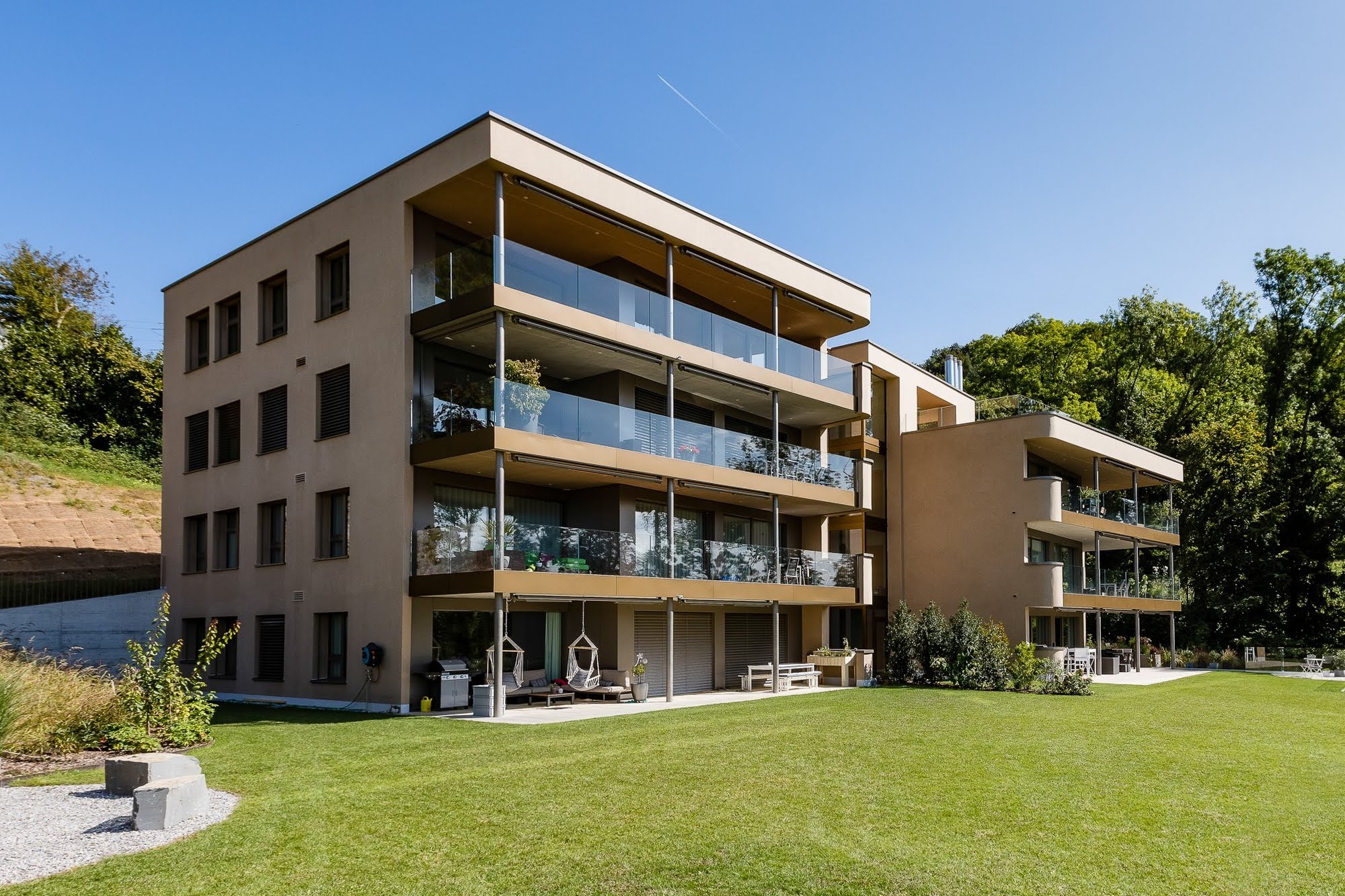Wohnen MFH MFH Kirschgarten in Schenkon (BB4) Architektur,Wohnungsbau,Wohnhäuser,Einfamilienhäuser,Mehrfamilienhäuser