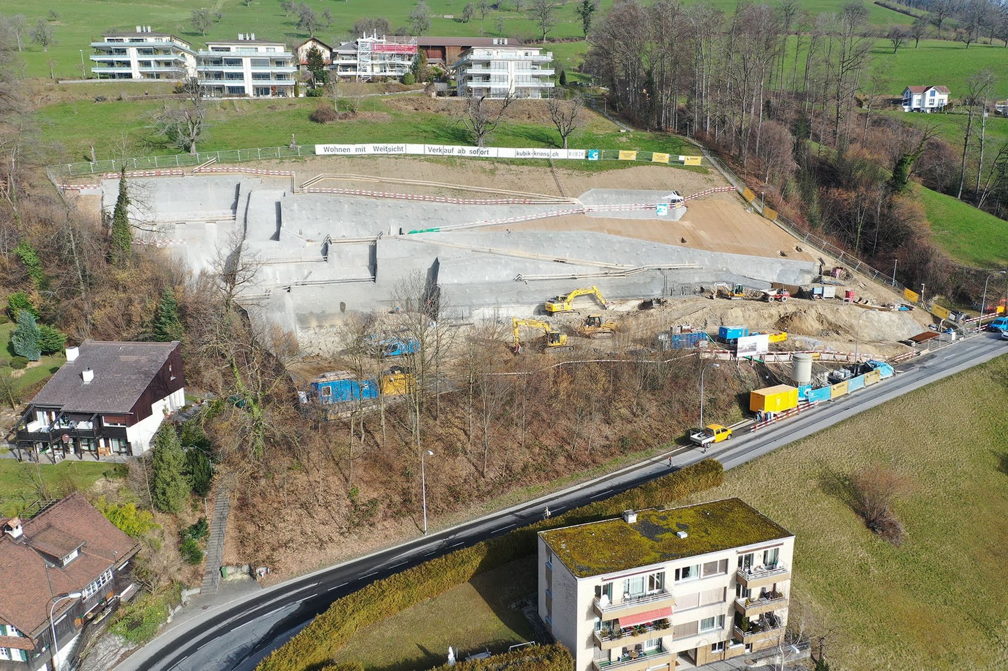 Wohnen MFH Neubau Wohnüberbauung in Kriens Architektur,Wohnungsbau,Wohnhäuser,Einfamilienhäuser,Mehrfamilienhäuser