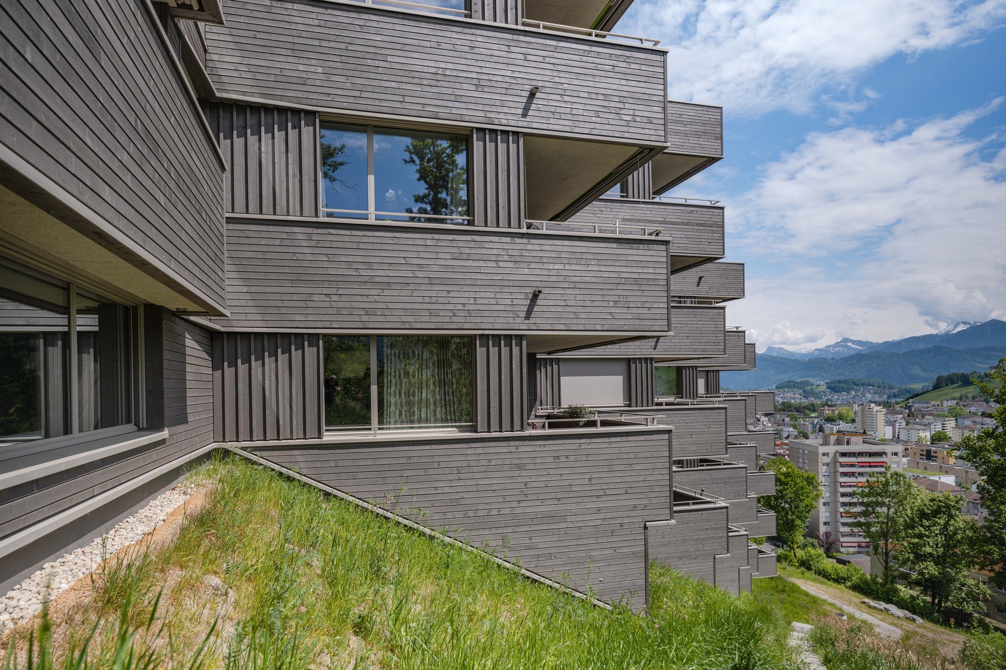 Wohnen MFH Neubau Wohnüberbauung in Kriens Architektur,Wohnungsbau,Wohnhäuser,Einfamilienhäuser,Mehrfamilienhäuser