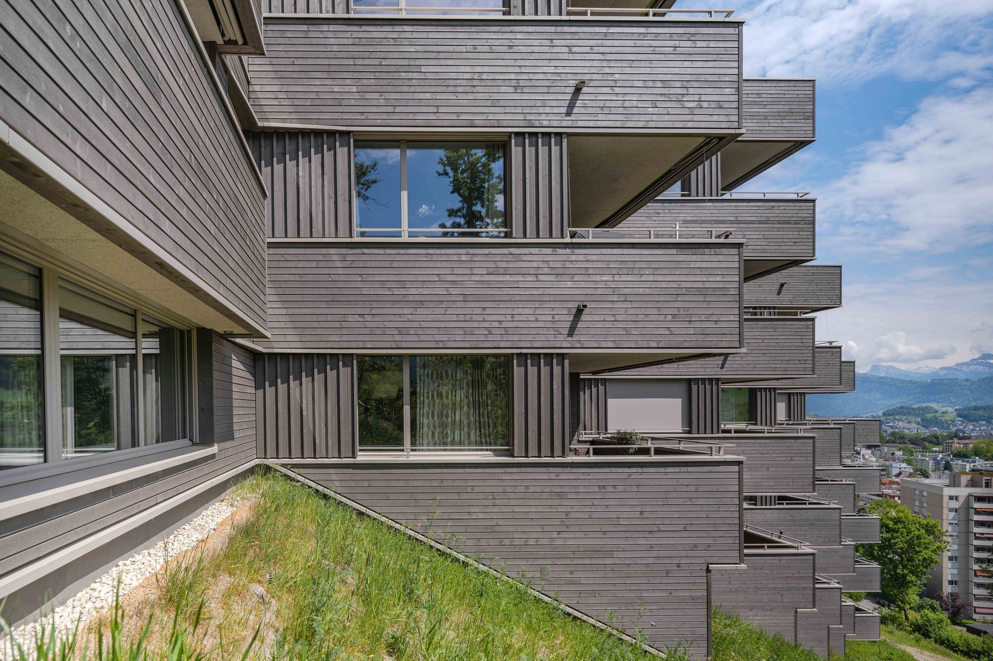 Wohnen MFH Neubau Wohnüberbauung in Kriens Architektur,Wohnungsbau,Wohnhäuser,Einfamilienhäuser,Mehrfamilienhäuser