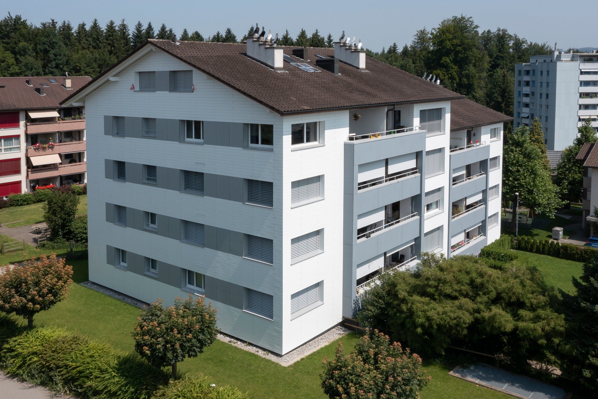 Umbau Sanierung 2 MFH in Sursee Architektur,Wohnungsbau,Wohnhäuser,Einfamilienhäuser,Mehrfamilienhäuser