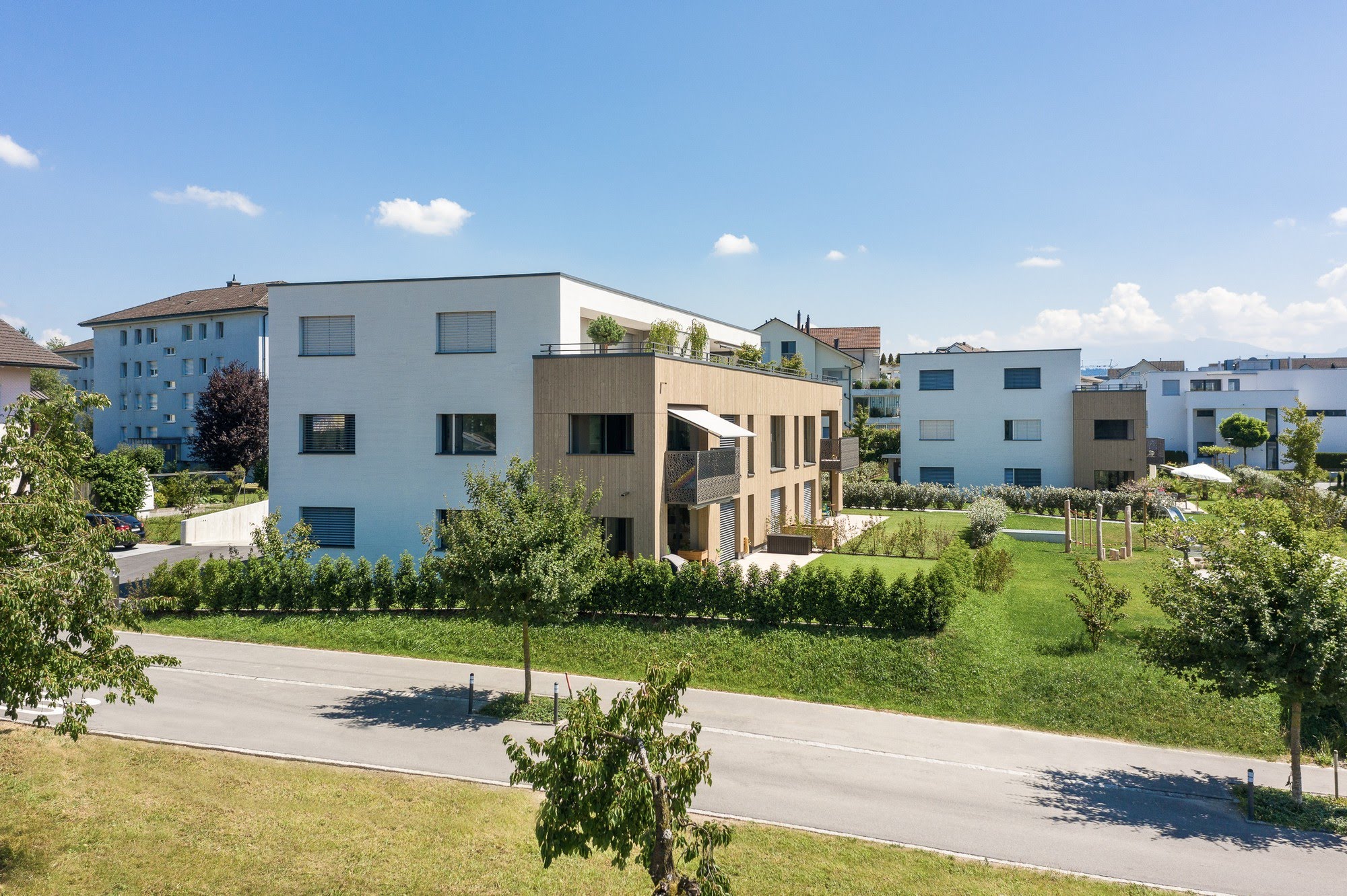 Wohnen MFH Wohnüberbauung in Oberkirch Architektur,Wohnungsbau,Wohnhäuser,Einfamilienhäuser,Mehrfamilienhäuser