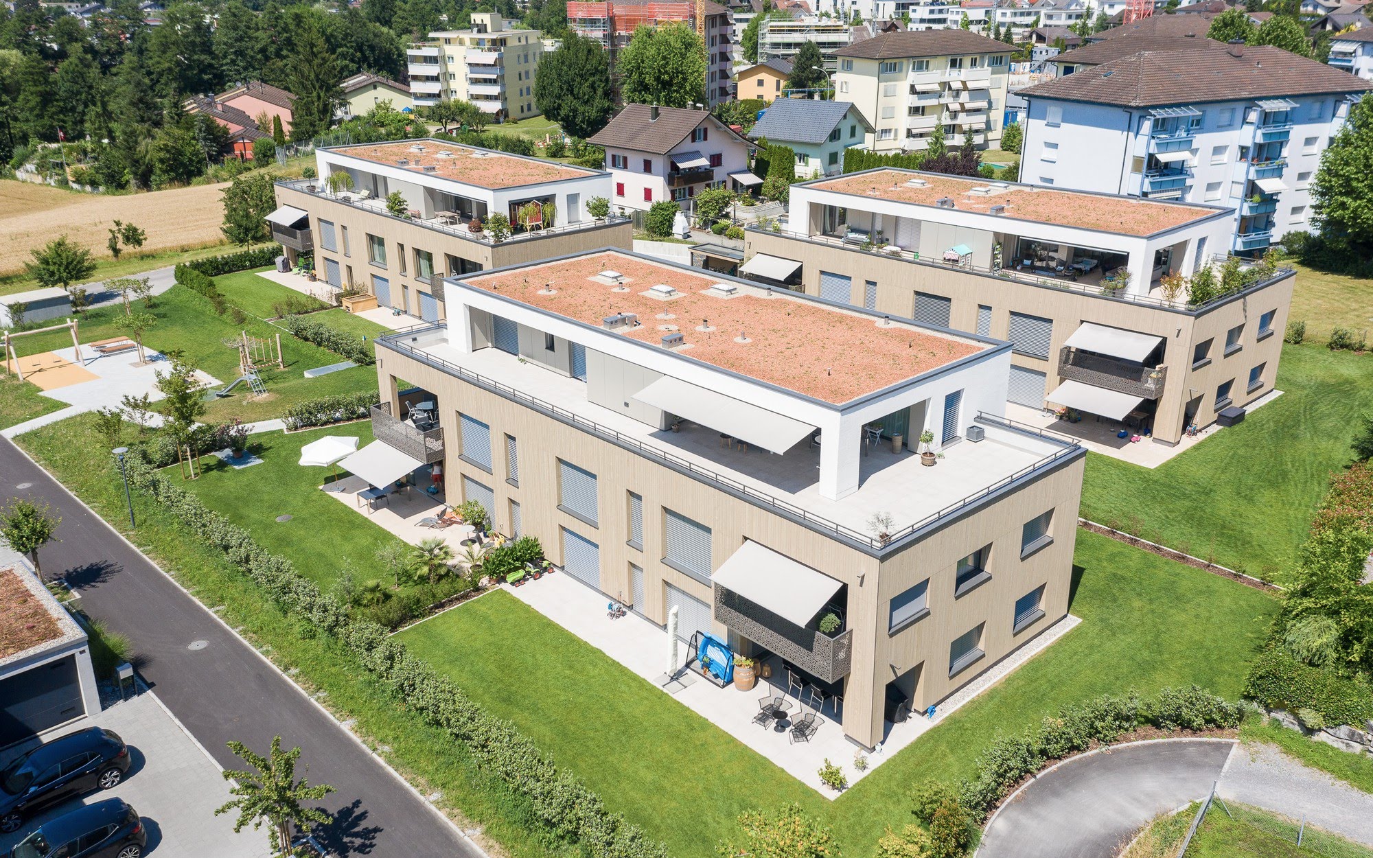 Wohnen MFH Wohnüberbauung in Oberkirch Architektur,Wohnungsbau,Wohnhäuser,Einfamilienhäuser,Mehrfamilienhäuser