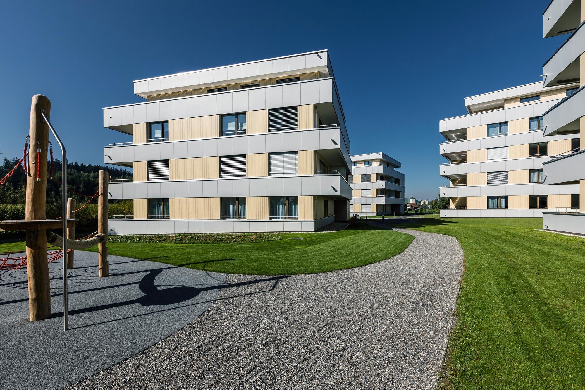 Wohnen MFH Wohnüberbauung Freiehof in Ruswil Architektur,Wohnungsbau,Wohnhäuser,Einfamilienhäuser,Mehrfamilienhäuser