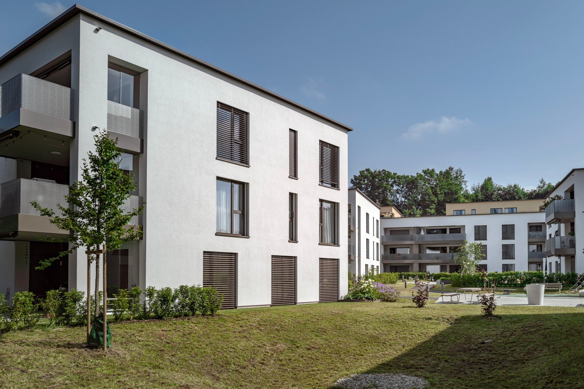 Wohnen MFH Wohnüberbauung Windbüelpark in Ruswil Architektur,Wohnungsbau,Wohnhäuser,Einfamilienhäuser,Mehrfamilienhäuser