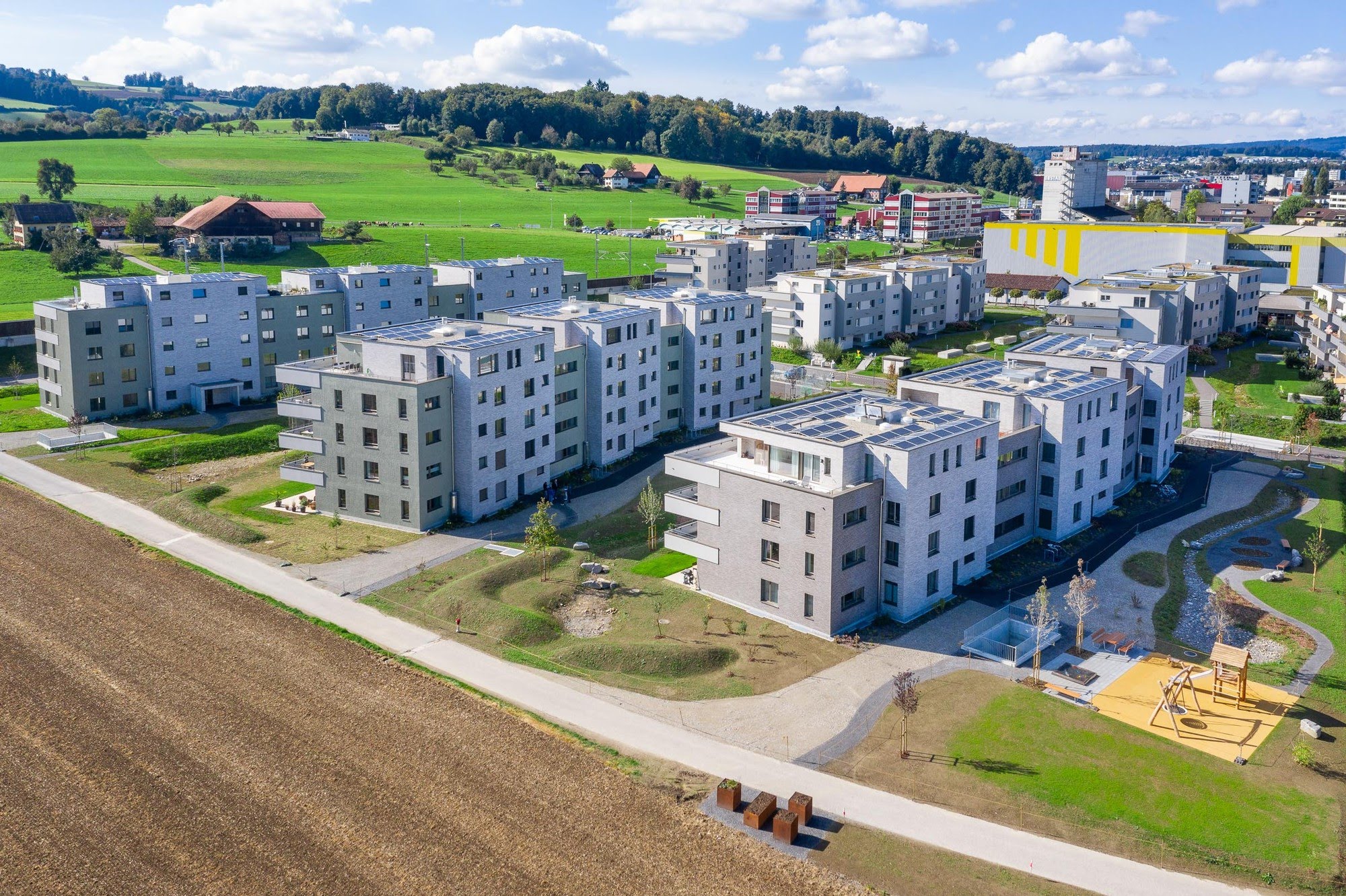 Wohnen MFH Wohnüberbauung in Oberkirch Architektur,Wohnungsbau,Wohnhäuser,Einfamilienhäuser,Mehrfamilienhäuser