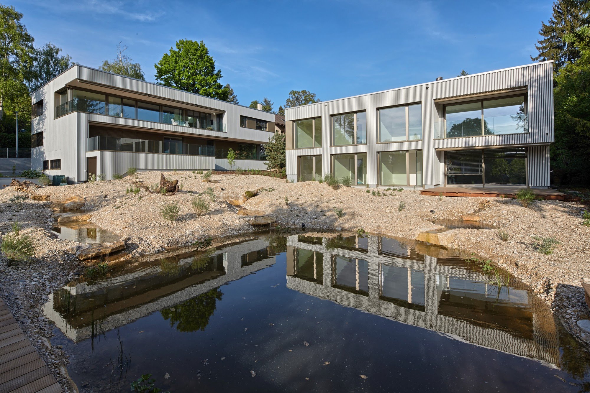 Wohnen MFH Ersatzneubau Doppelwohnhäuser Architektur,Wohnungsbau,Wohnhäuser,Einfamilienhäuser,Mehrfamilienhäuser