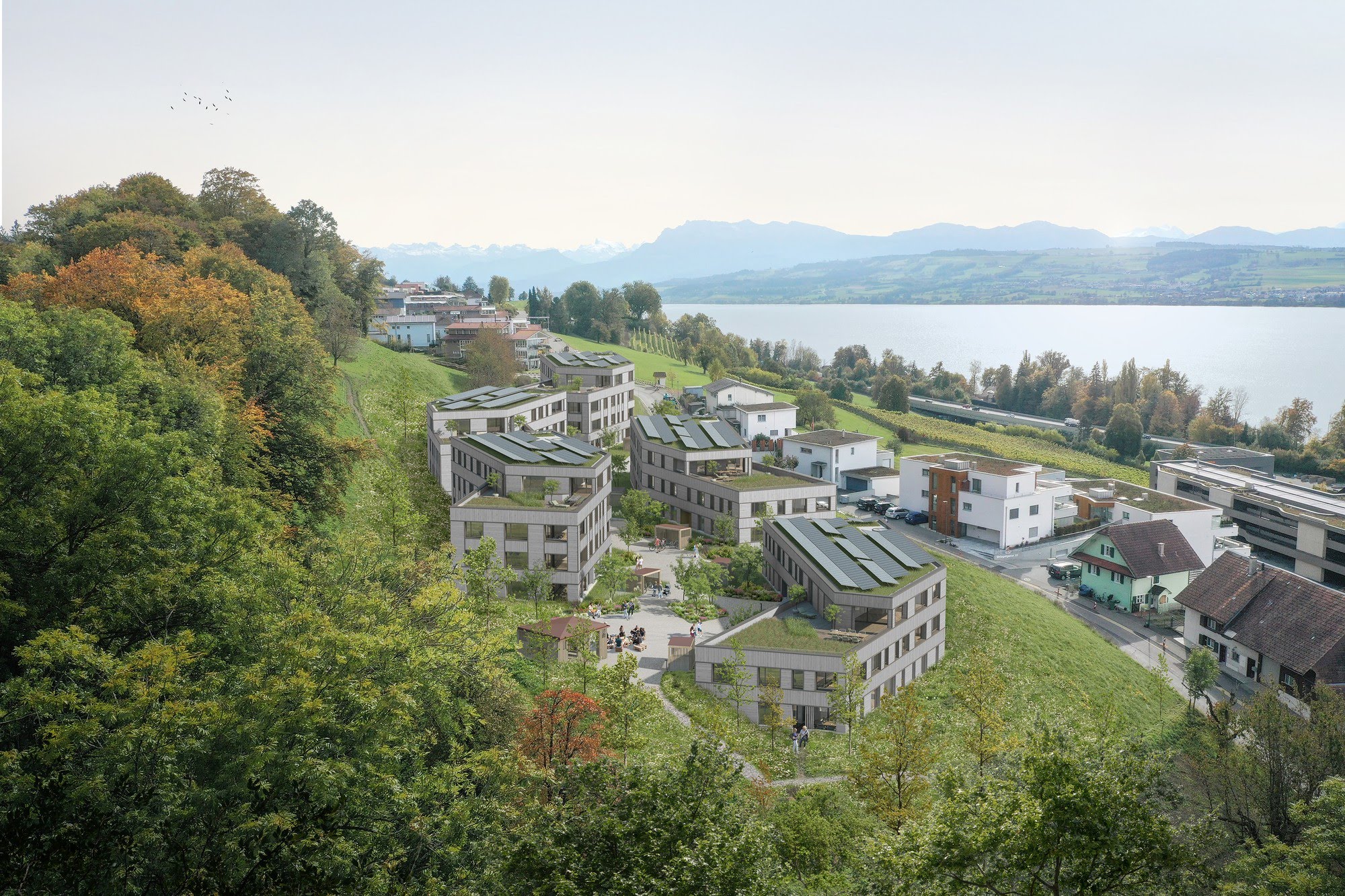 Wohnen MFH  Burg Park Architektur,Wohnungsbau,Wohnhäuser,Einfamilienhäuser,Mehrfamilienhäuser