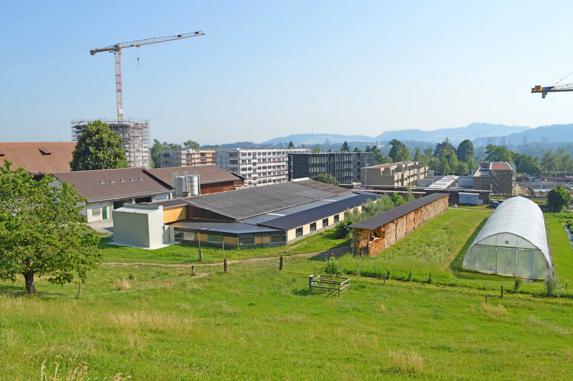 Lüftungsanlage mit Luftwäscher, Wabern