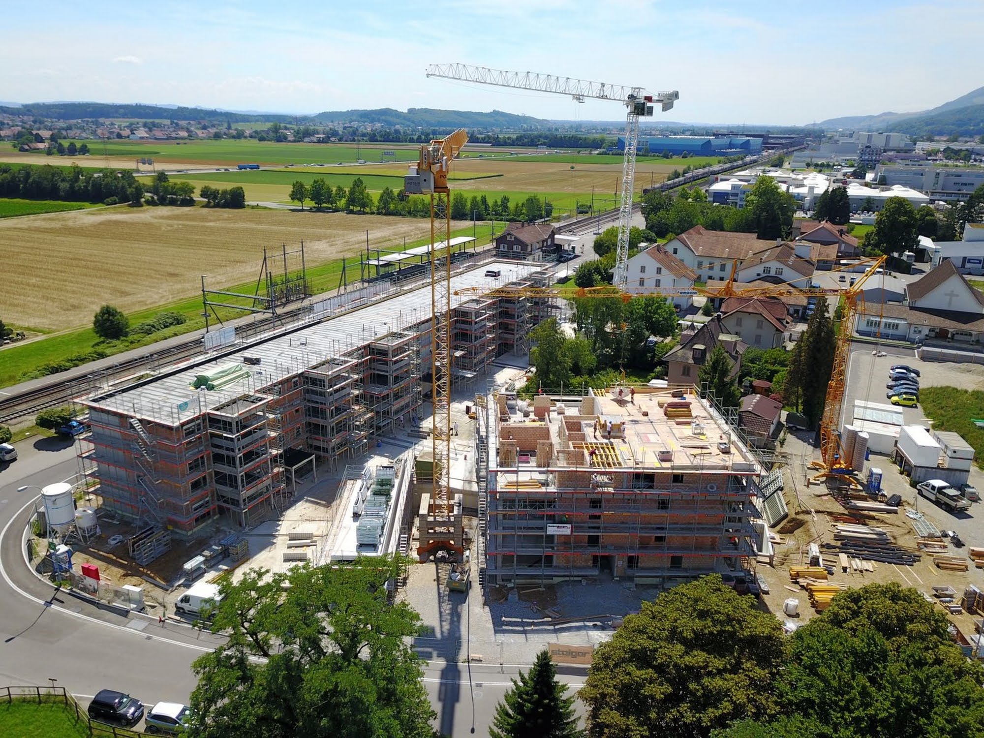 Überbauung Bahnhofpark - 1. Etappe