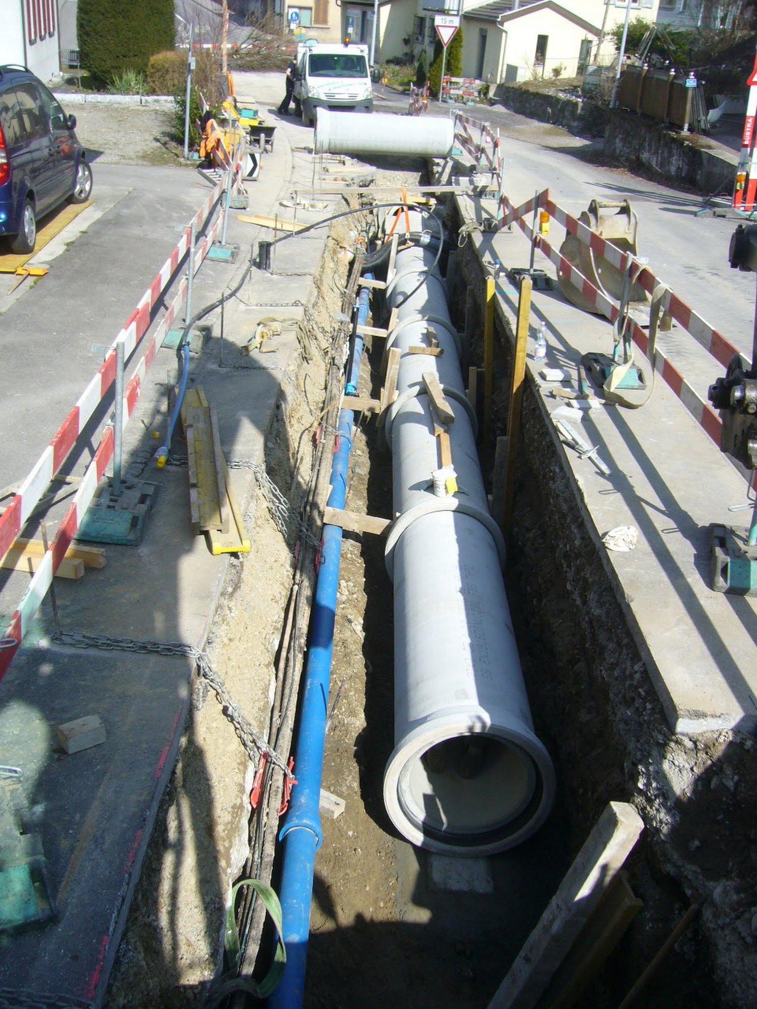 Belagssanierung und Ersatz Kanalisationsleitung
