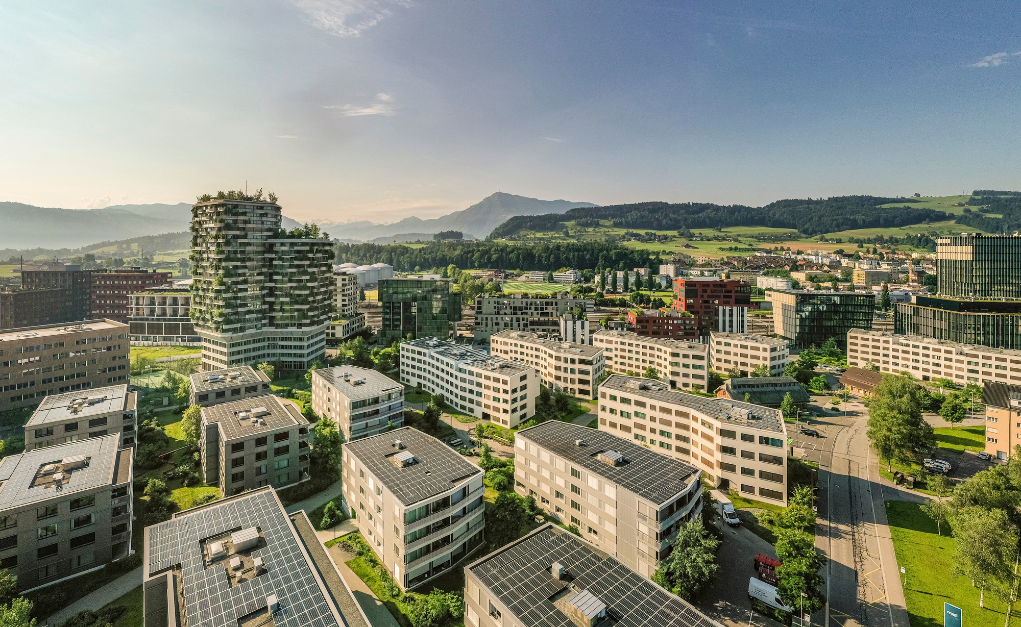 Suurstoffi als erstes Areal in der Schweiz mit DGNB-Zertifikat in Platin ausgezeichnet